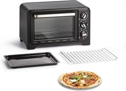 RVV® Heteluchtoven - Oven - Airfryer Oven - Zilveren Rand - - Zwart- 32cm x 47cm x 30cm — thumbnail 1