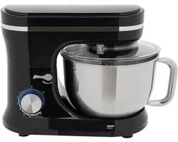 Keukenmachine - Mixer Kom - Bakken En Koken - Krachtige Koper Motor - 4.5 Liter Kom - Zwart
