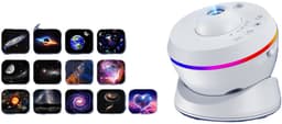 MakkelijkMooi LED Sterrenhemel Projector – Beamer - 13 Unieke Astronomische Projecties - 6 Lichtmodi - 1, 2 of 4 uur Timer — thumbnail 1