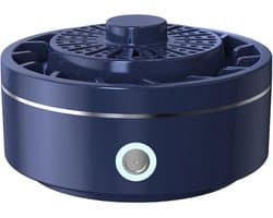 De groente- en fruitreiniger verwijdert oppervlakkige onzuiverheden, was en vuil. IPX7 waterdicht, draadloos keukenapparaat geschikt voor fruit, vlees en groenten (blauw).