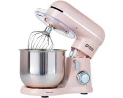 Keukenmachine - Deegmaker Mixer - Bakken Thuis - Krachtige 800W Motor - 3.5L Kom - Roze