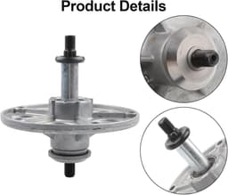 Grasmaaier spindel - Reserveonderdeel - Gazononderhoud - Compatibel met meerdere dekken - 38-46 inch - Zilver — thumbnail 5