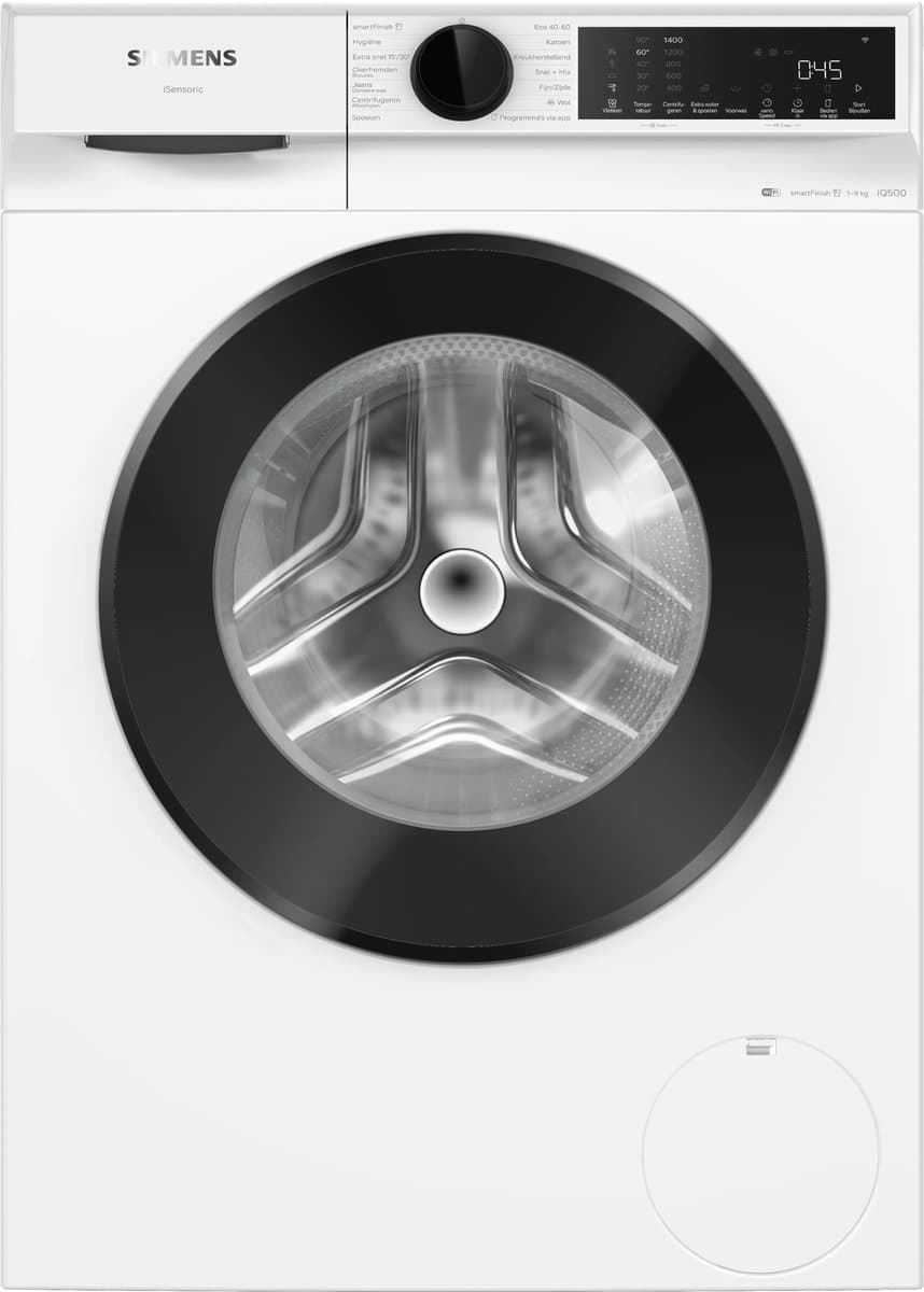 Siemens WG44J200NL - iQ500 - Wasmachine – 9 kg – 1400 rpm – Energieklasse A - smartFinish: vermindert kreukels tot 50% - speedPack L: verkort wasprogramma's met varioSpeed - Home Connect — afbeelding 1