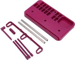 Draadstandaard voor naaimachines, afneembare organizer met 3 spoelen voor borduren en naaien, ideaal voor beginners en DIY-projecten