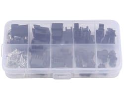 200PCS Assortiment Plug Connectoren 2/3/4/5PIN, JST SM 5 Pin 2.54mm Male en Female Crimp Pins voor Elektronische Projecten en Verbindingen