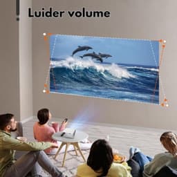 Thuys - Mini Beamer Projector 720p - Compact & Draagbaar - 1080p Ondersteuning - voor Filmavonden Thuis en Onderweg — thumbnail 2
