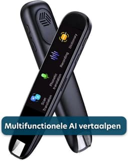 Scan Vertaalpen - Draagbare Handscanner voor Tekstvertaling - Offline Vertaalapparaat met Camera - Ondersteunt Engels Duits Frans Japans en Meer - Geschikt voor Reizen en Studie - Blauw — thumbnail 2