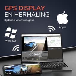 RedTiger T27 Spiegel Dashcam voor auto - Ultra 4K & 2,5K - Voor en Achter camera - WiFi en GPS - 12 Inch - Sony Camerasysteem - Nachtzicht - Parkeerbewaking - met Parkeerhulp - G Sensor - Loop opname - Full HD — thumbnail 2