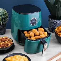 Digitale Luchtfriteuse - Heteluchtfriteuse - Gezond Frituren - 7 Kookprogramma's - 4 Liter Capaciteit - Groen — thumbnail 2
