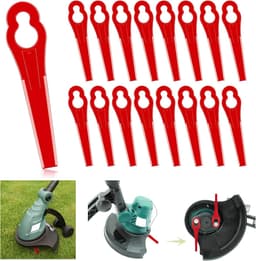 100 stuks vervangende kunststof lemmeten – Voor trimmer, grasmaaier, tuin en gazon — thumbnail 1