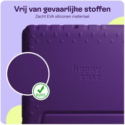 HappyCase Kinder Tablethoes Geschikt voor Lenovo Tab M11/K11 | Kindvriendelijke Hoes | Beschemhoes | Kinderhoes | met Handvat en Standaard | Paars — thumbnail 5