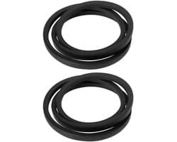 Dailygoody - Grasmaaier V-type Rubber Aandrijfriem - 2 Stuks - Perfecte Pasvorm - 1270 mm - Onderdeel MT3371 W30074 - Geschikt voor Wolseley Till