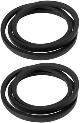 Dailygoody - Grasmaaier V-type Rubber Aandrijfriem - 2 Stuks - Perfecte Pasvorm - 1270 mm - Onderdeel MT3371 W30074 - Geschikt voor Wolseley Till — thumbnail 1