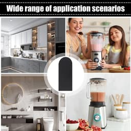 Apparaat Schuiver - Keukenmachine Onderlegger - Apparaten Verplaatsen - Schadebestendige Kwaliteit - 50 x 19.7 cm - Zwart — thumbnail 4