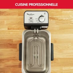 Friteuse - Frituurpan - Lekkere Snacks - Directe Verwarming - 3 Liter - Geborsteld Staal — thumbnail 3