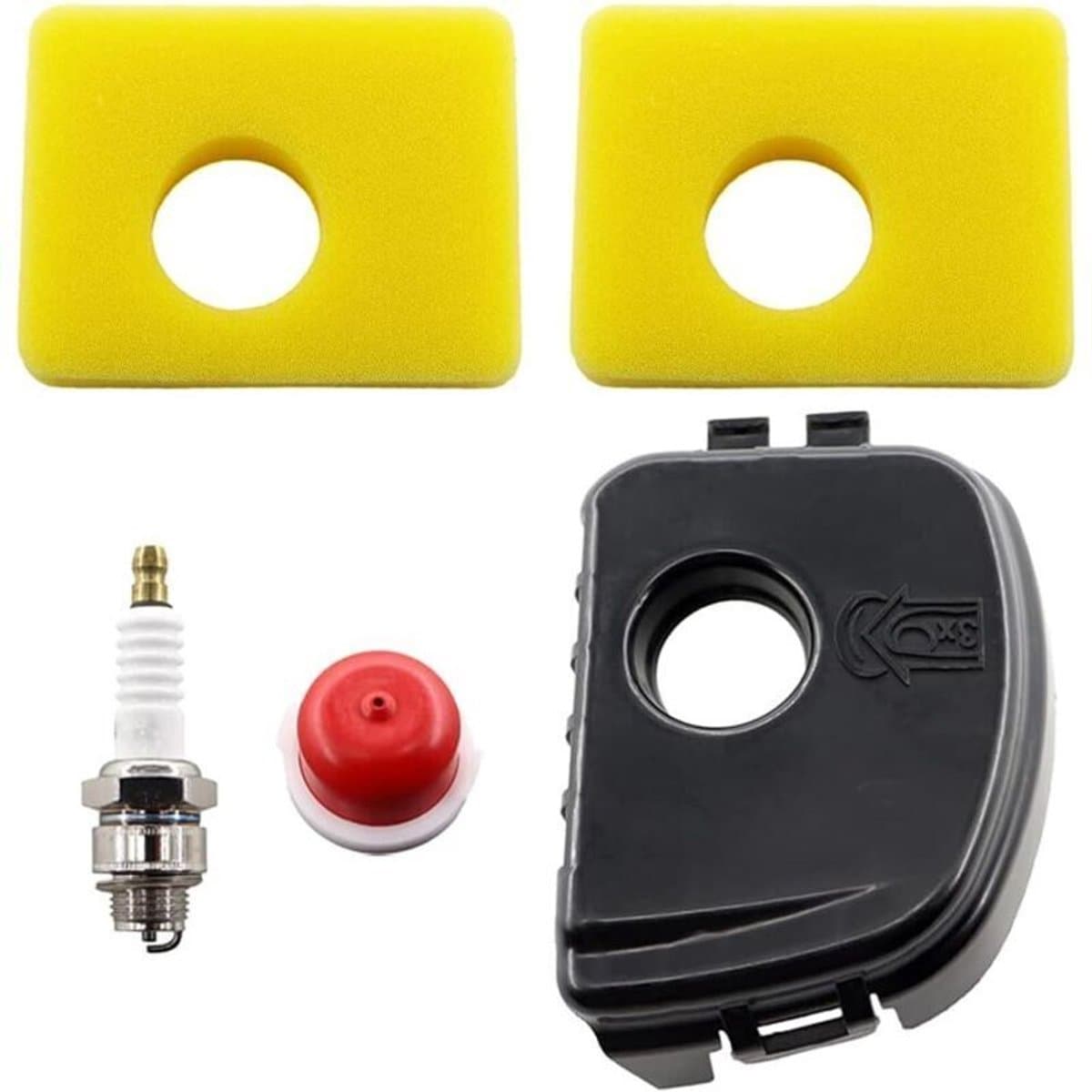Luchtfilterkappen en luchtfilters geschikt voor Briggs & Stratton 300e, 450e en 550e series, onderdeelnummers: 595660, 594281, 799579, 5434, 4248, 09P702 — afbeelding 1