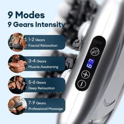 DIMICO - Massage Gun Professioneel - Massage-Gun - Massage Pistool - Massage Apparaat Spieren - Deep Tissue - 48 Koppen - Zilver — thumbnail 2