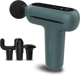 Mini Massage Gun - Spier Stimulator - Spierherstel Na Sport - Intelligente Modus - 370g Compact - Zwart — thumbnail 1
