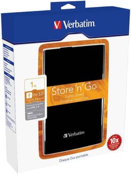 Externe Harde Schijf - Draagbare Opslag - Bestanden Opslaan - Plug & Play - 1TB - Zwart — thumbnail 1