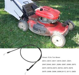 Dailygoods- Remkabel 147,32 cm - Geschikt voor Toro Maaier 20013/20014/20017 - Onderdeelnummer 104-8676 - Duurzaam materiaal - Betrouwbaar en praktisch - Kabel — thumbnail 2