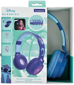 Lexibook Bluetooth kinderhoofdtelefoon - Stitch - Blauw roze — thumbnail 5