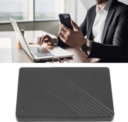 Externe Harde Schijf - Draagbare Opslag - Bestanden Opslaan - Snelle USB 3.0 - 2TB Capaciteit - Zwart — thumbnail 4