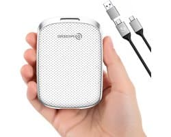Externe SSD - Draagbare Opslag - Snelle Data Overdracht - Aluminium Legering Frame - 4TB - Wit