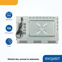 Inbouw Magnetron - Grill Magnetron - Snel Eten Bereiden - Roestvrij Staal Binnenruimte - 25 Liter - Wit — thumbnail 5