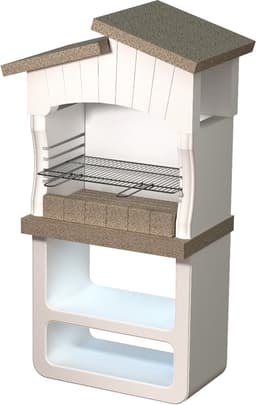 Sarom Fuoco - Betonnen barbecue - Caorle - 80 x 51.5 x 161 cm — thumbnail 1