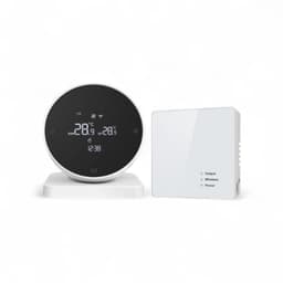 Draadloze thermostaat | Wifi | Touchscreen bediening | Opbouwmontage | CV installatie | Tuya Smart Life | Spraakbesturing Google Alexa | Wit — thumbnail 4