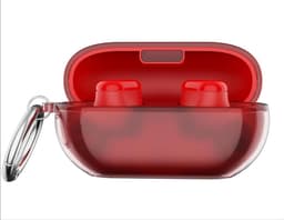 Allecto- Beschermhoes voor koptelefoon - Stootvast - TPU materiaal - Ultralicht - Transparant - Geurloos - Siliconen hoes - Geschikt voor DJ koptelefoon - Rood. — thumbnail 1