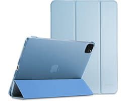 Schokbestendige Smart Folio Case voor iPad Pro 12,9 inch 2021 - Slank en Beschermend Hoesje in Hemelsblauw