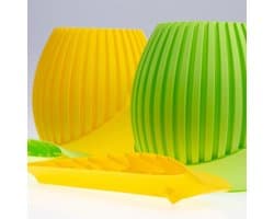 Lichtgewicht PLA 3D-printerfilament Geel 1.75mm 750g Matte Afwerking