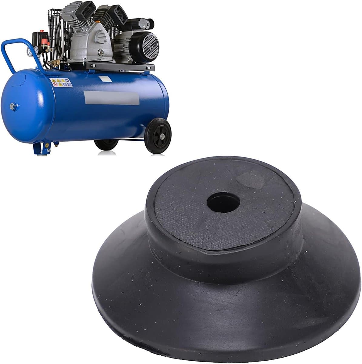 Compressor Rubber Voeten - Schokdempende Kussens - Stabiliteit Verhogend - Hoge Schokabsorptie - 45mm Bodem Diameter — afbeelding 1