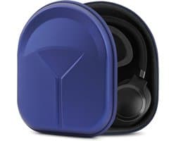 Hoofdtelefoon Case - Koptelefoon Opbergcase - Reizen Bescherming - Harde Schaal EVA - 215x185x6 cm - Blauw