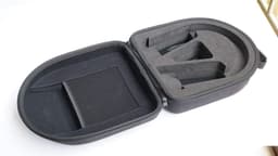Hoofdtelefoon Koffer - Draagbare Opbergtas - Bescherming Muziekapparatuur - Waterafstotend Nylon Buitenkant - 24.5 x 12 x 20 cm - Zwart — thumbnail 5