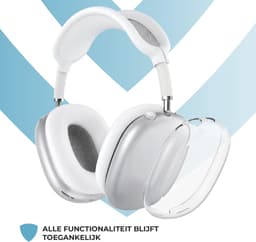 Shieldcase Koptelefoon bescherming geschikt voor Airpods Max 1/2 - Cover bescherming - Comfortabel - Beschermend - Stijlvol - Transparant — thumbnail 4