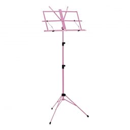 Muziekstandaard met Draagtas van Gear4music, Roze — thumbnail 1