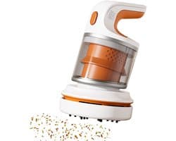 Tafelstofzuiger, oplaadbare mini-stofzuiger met Type-C-aansluiting - snoerloze tafelstofzuiger met plat mondstuk en borstelopzetstuk | Geschikt voor toetsenbordkruimels, dierenharen en sinaasappelsnippers.