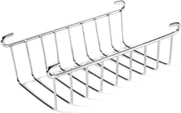 Zilveren broodrek met 8 vakken (gaas) – Rechthoekig opbergrek voor airfryer-accessoires – Roestvrijstalen toastrek, bakgerei & accessoires (2-pack) — thumbnail 2