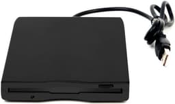 Externe Floppy Drive - USB FDD - Oude Bestanden Lezen - Plug and Play - 14.2 x 10.8 cm - Zwart — thumbnail 1