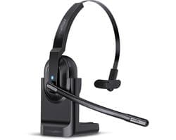 Draadloze Kantoorheadset met USB-dongle en Laadstation voor Heldere Gesprekken