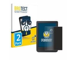 BROTECT - privacy screenprotector voor Kobo Clara BW - Folie Beschermfolie Blauwlichtfilter 2 Stuks