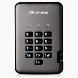 Beveiligde Externe Harde Schijf 500 GB met PIN Code en Hardware Versleuteling — thumbnail 1