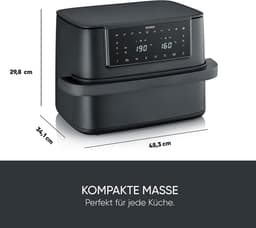 Dubbele Heteluchtfriteuse 9 Liter Met Flexibele Zones — thumbnail 2