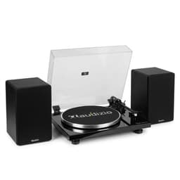 Audizio Toledo premium platenspeler HiFi set met 2 boekenplank speakers - Bluetooth - 80W — thumbnail 1
