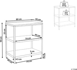 Tuinkeuken Eiland - Buitenkeuken Tafel - Buiten Koken - Roestvrij Staal Werkblad - 80x50x90 cm - Groen — thumbnail 3