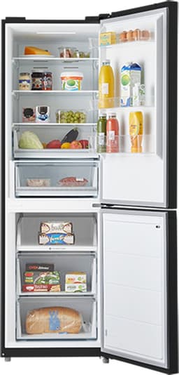 Inventum KV1851B No Frost energiezuinige koel-vriescombinatie - 185cm hoog - 334L - Zeer stil: 35 dB - Superkoelen - Supervriezen - Vrijstaand - Zwart — thumbnail 10