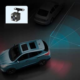 Dashcam - Dashcam Voor Auto - 4-kanaals Auto DVR 1080P - Zwart - 360° & Nachtzicht - Met Parkeermodus & Achteruitrijcamera - Loop opname - 2-inch IPS HD-scherm - Belichtingsaanpassing + Bewegingsdetectie — thumbnail 2