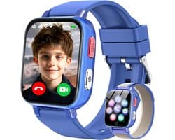 Kinder Smartwatch 4G met GPS, Bellen en Video Oproepen - Veiligheid & Spel voor Jongens en Meisjes